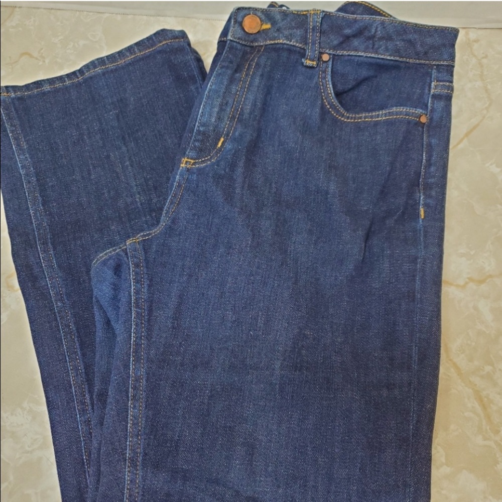 🎆 Sz 14 inseam 30” waist 30” BODEN BOOT CUT DARK WASH JEANS